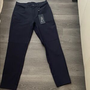 State & Liberty navy tech chinos